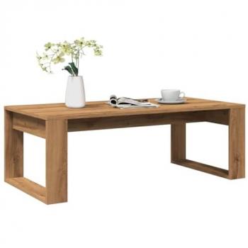 vidaXL Coffee Table Artisan Oak 102x50x35 cm Engineered Wood