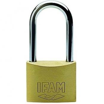 IFAM| Candado Serie K| De Latón| Modelo Arco Largo| K25AL| Alta Seguridad| Excelente Solución| Apto en Interiores y Exteriores| Buena Resistencia