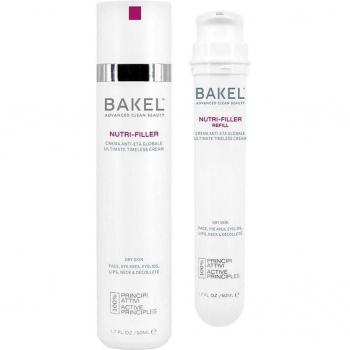 Bakel Nutri-Filler Anti-Aging Cream for Dry Skin - 50ml Case & Refill