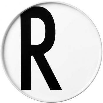 Design Letters Plato de porcelana personal