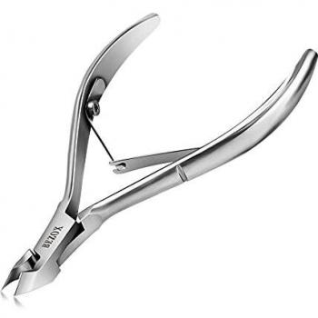 BEZOX Alicate para cutículas - cortador y removedor profesional de la cutícula del acero inoxidable para la piel muerta y la cutícula