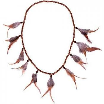 Collar Indio con Plumas de 42 Cm