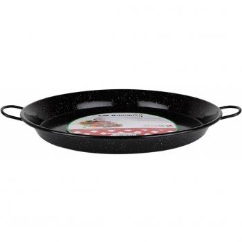 Orbegozo Paellera Tradicional esmaltada, diámetro 38 cm, para 8 Personas, Negro