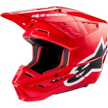 Alpinestars Casco de motocross SM5 Corp 2024 Rojo 2XL