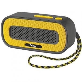 Trust Tunebox - Altavoz inalámbrico portátil con Bluetooth, amarillo y negro