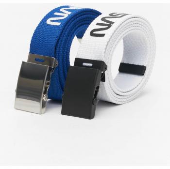 Cinturón Mister Tee NASA 2-Pack Extra Largo Azul/Blanco Unisex