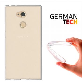 Funda Gel para Sony Xperia XA2 Ultra, Carcasa TPU Flexible fabricada con la mejor Silicona, protege y se adapta a la perfección a tu Smartphone y con nuestro exclusivo diseño German Tech® - Transparente.