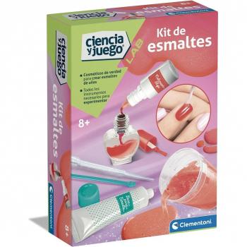 Clementoni - Kit Científico de Esmaltes Seguros y Divertidos - Un Juego científico y Educativo para Hacer Tus Propios esmaltes de Colores. A Partir de 8 años (55528)