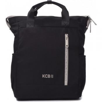 Mochila Grande KCB Combo 2819-3 | Color Negro | Cremalleras | 100% Vegana
