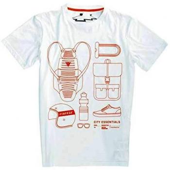 Dainese 1896455_003_XXL Camiseta para Adultos, Blanco, Talla XXL