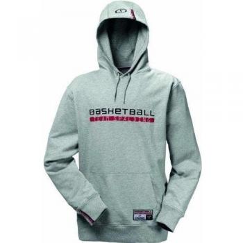 Spalding Authentic - Sudadera para hombre, tamaño XXXXL, color gris jaspeado