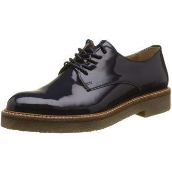 Kickers OXFORK, Zapatos de Cordones Derby para Mujer, Azul