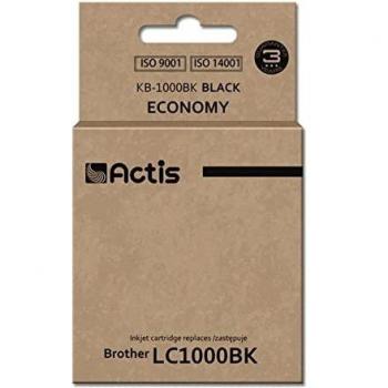 Cartucho de Tinta Actis KB-1000BK Compatible con Brother LC1000/LC970 Negro 36 ml Standard