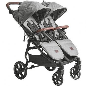 Silla De Paseo Gemelar VentTwin+ NIU - Gris Moon