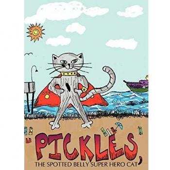 Pickles the Spotted Belly Superhero Cat Plush Toy