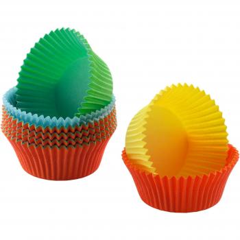 Kaiser Creativ Juego 150 moldes Papel para Mini Magdalenas, Multicolor