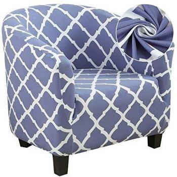 HIFUAR Funda de Sillón Chesterfield Impresas,Fundas de Sofá Elásticas de 1 Plaza Lavable Antideslizantes,Modernas Cubiertas Protector para Butaca,Sofá,Chester 1 Plaza