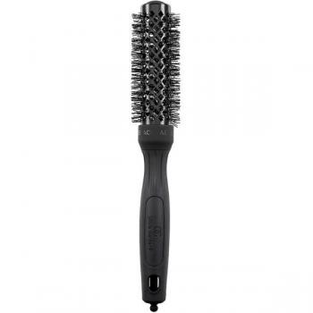 Olivia Garden - Cepillo Redondo Black Label Thermic 24 mm, 1 pieza, para el pelo femenino