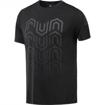 Reebok SS AC tee Camiseta de Manga Corta, Hombre, Negro, L