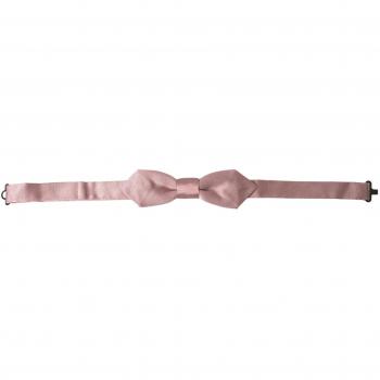 Dolce & Gabbana Pink Silk Adjustable Neck Men Bow Tie