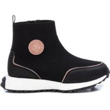 Botines Xti Kids 150484 para Niña en Color Negro con Cierre de Cremallera