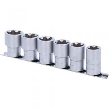 Juego de llaves de vaso Torx-E-Plus 1/2, 6 piezas, EPL22-EPL32