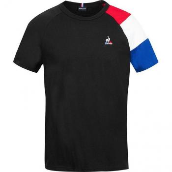 Le Coq Sportif Men's Short Sleeve Bat T-Shirt N°1 Black