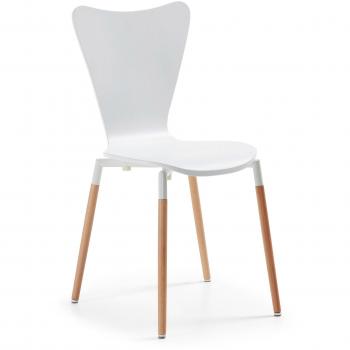 Kave Home Silla Wing, blanco