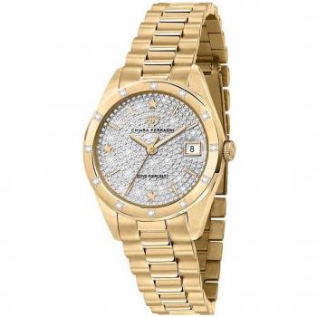 Chiara Ferragni Reloj Analógico para Mujer de Cuarzo con Correa de Acero Inoxidable R1953100512 (32 mm)