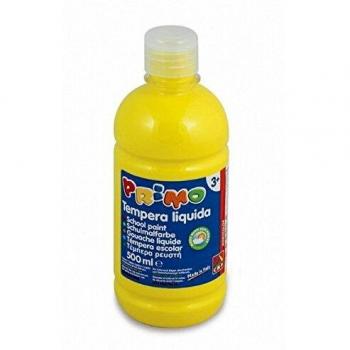 Liderpapel - Tempera escolar 500 ml, color amarillo