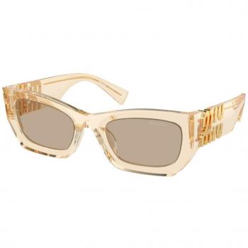 Miu Miu MU09WS Col. 11T40F Women's Sunglasses Brown Size 53 Squared Beige