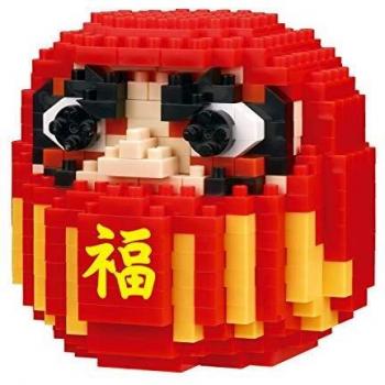 Nanoblock Daruma 400 piezas 64mm x 60mm x 64mm