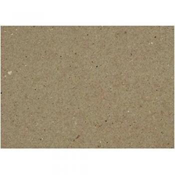Kraft Card - Cartulina (25 x 35 cm, 1000 cm, 1,3-1,5 mm, 10 hojas)