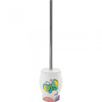 Gedy Grazia Escobillero, Resina, Blanco, 11 X 11 X 46.7