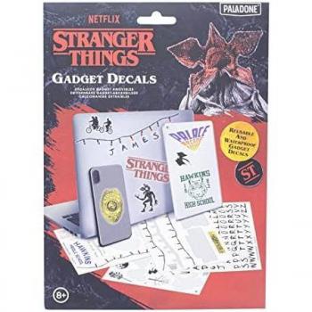 Paladone Stranger Things Gadget Decals - Pegatinas de Vinilo Decorativas Multicolores, 134 Piezas