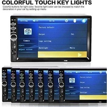 Koly 7 In schermo di tocco del giocatore 2Din autoradio MP3 MP5 radio FM USB SD Bluetooth