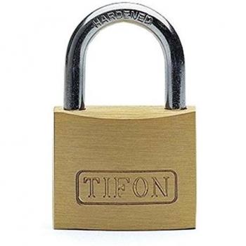 Candado Laton tifon Arco Corto 15 Mm