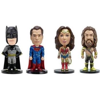 Funko 599386031 - Pack 4 Figuras Batman vs Superman Mini bobblehead 7.5cm