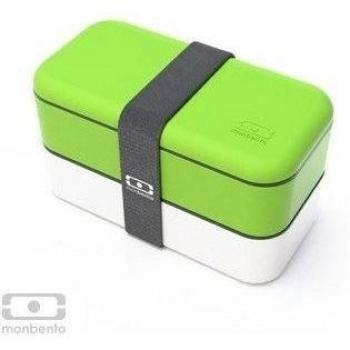 MONBENTO - BENTO ORIGINAL VERT/BLANC 1 L - MONBENTO - FDS-011390
