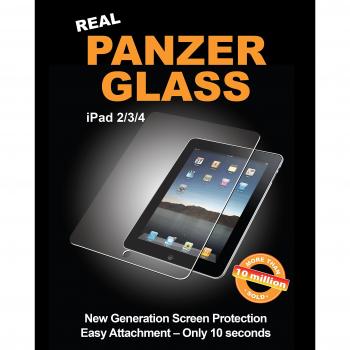 Panzer Glass PG1060 - Protector de pantalla de cristal resistente a rasguños y líquidos compatible con iPad 2/3 Retina
