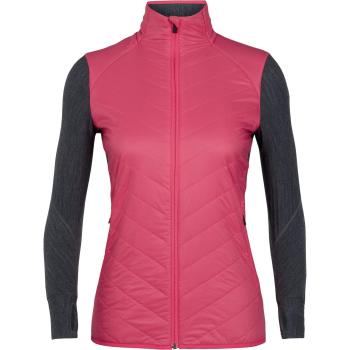 Icebreaker Descender - Chaqueta Mujer - Rosa/Negro Talla S 2018