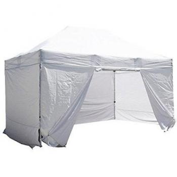 INTEROUGE PLITECH QUALITY - Carpa para Jardín Plegable 3x4.5m de Adjustable de 5 Altura