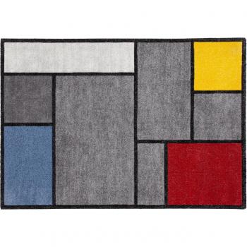 Moqueta Color Block C 300x200 cm Gris Multi