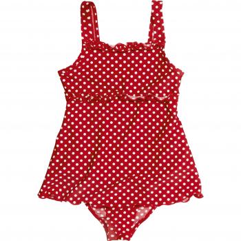 Playshoes UV Protection Swimsuit with Skirt Traje De Baño, Rojo, 86-92 para Niñas