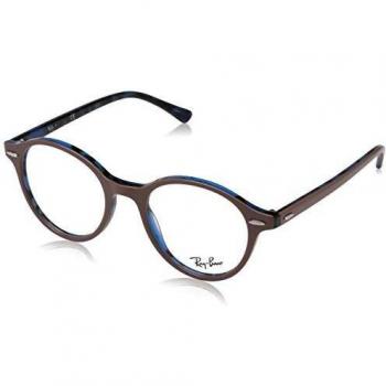 Ray-Ban 0rx 6346 2911 50 Monturas de Gafas, Gunmetal/Matte Light Blue, Unisex-Adulto