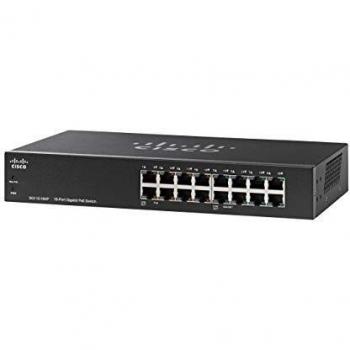 Cisco SG110-16HP Unmanaged Switch | 16 Gigabit Ethernet