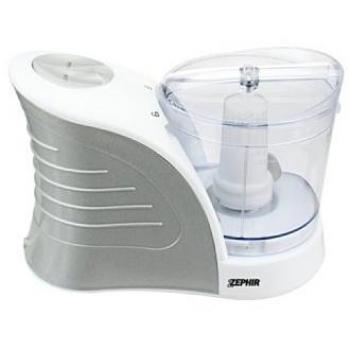 Mini Tritatutto Zephir 220W 0.5L Negro/Plata