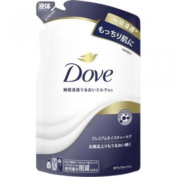 Dove Premium Moisture Body Wash Refill - 330g Liquid Soap