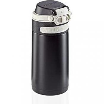Borraccia Térmica Flip de Acero Inoxidable 350 ml Negra