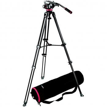 Manfrotto MVK502AM - Trípode telescópico para cámaras de vídeo, negro